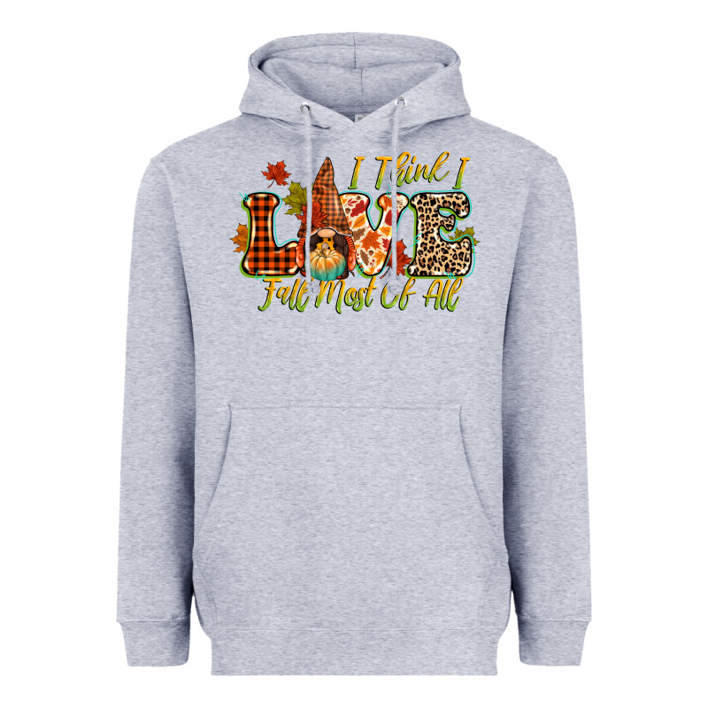 I Think I Love Fall Most Of All Heavyweight Hoodie by CowGirlArtShop | Teevron