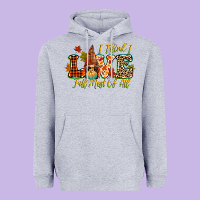 I Think I Love Fall Most Of All Heavyweight Hoodie Designed By Cowgirlartshop