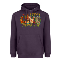 Plum i think i love fall most of all Heavyweight Hoodie - CowGirlArtShop