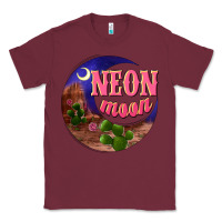 Burgundy neon moon Classic Tee - NancyCooperArtShop