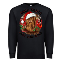 Black dear santa just send cows Premium Sweatshirt - CowGirlArtShop