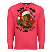 Cardinal dear santa just send cows Premium Sweatshirt - CowGirlArtShop