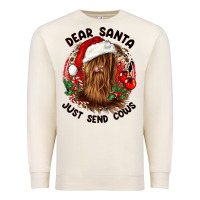 Sandshell dear santa just send cows Premium Sweatshirt - CowGirlArtShop