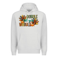 Dove Grey gobble till you wobble Premium Hoodie - CowGirlArtShop