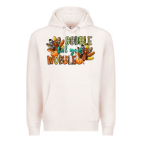 Pale Pink gobble till you wobble Premium Hoodie - CowGirlArtShop