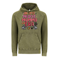 Vintage Olive in my muscle mommy era Vintage Hoodie - MaliasSmallBusiness