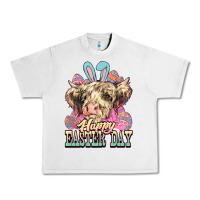 Lunar Rock Easter Day Cow Urban Heavy Tee - NancyCooperArtShop