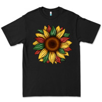 Black juneteenth sunflower Premium Tee - Artiststas