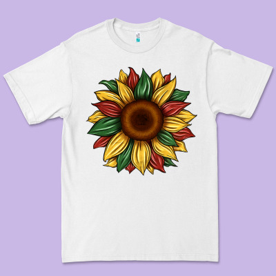 Juneteenth Sunflower Premium Tee Designed By Artiststas