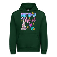 Forest Green birthday girl 4 Urban Hoodie - BundleAndBundleShop