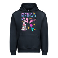 Navy birthday girl 4 Urban Hoodie - BundleAndBundleShop
