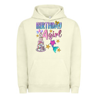 Pigment Pistachio birthday girl 4 Urban Hoodie - BundleAndBundleShop