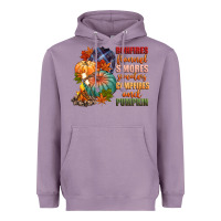 Lavender bonfires flannels smores campfires and pu Heavyweight Hoodie - CowGirlArtShop