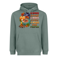 Sage bonfires flannels smores campfires and pu Heavyweight Hoodie - CowGirlArtShop