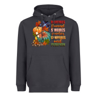 Smoke bonfires flannels smores campfires and pu Heavyweight Hoodie - CowGirlArtShop