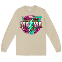 Mushroom mama life and thunderbolt Long Sleeve Tee - JahusDesignShop