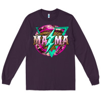 Plum mama life and thunderbolt Long Sleeve Tee - JahusDesignShop