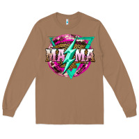 Toasted Coconut mama life and thunderbolt Long Sleeve Tee - JahusDesignShop