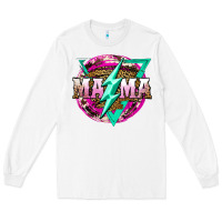 White mama life and thunderbolt Long Sleeve Tee - JahusDesignShop