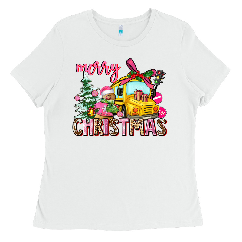 Merry Christmas Ladies Tee by AdoDesignShop | Teevron
