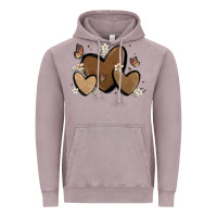 Vintage Zinc melanin hearts Vintage Hoodie - MaliasSmallBusiness