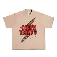 Burro dirty thirty lightning bolt Urban Heavy Tee - MaliasSmallBusiness