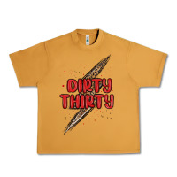 Peanut Butter dirty thirty lightning bolt Urban Heavy Tee - MaliasSmallBusiness
