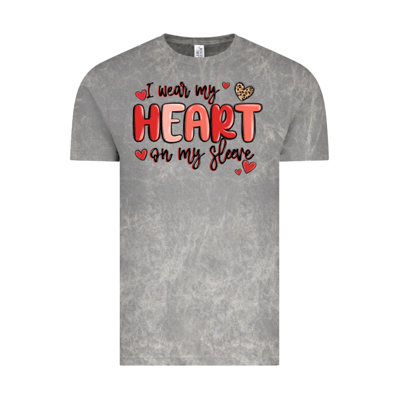 I Wear My Heart On My Sleeve Vintage Tee by MaliasSmallBusiness | Teevron