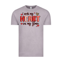 Vintage Zinc i wear my heart on my sleeve Vintage Tee - MaliasSmallBusiness