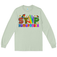 Matcha Western Stop Homophobia Long Sleeve Tee - BundleAndBundleShop