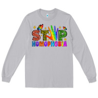 Moon Dust Western Stop Homophobia Long Sleeve Tee - BundleAndBundleShop