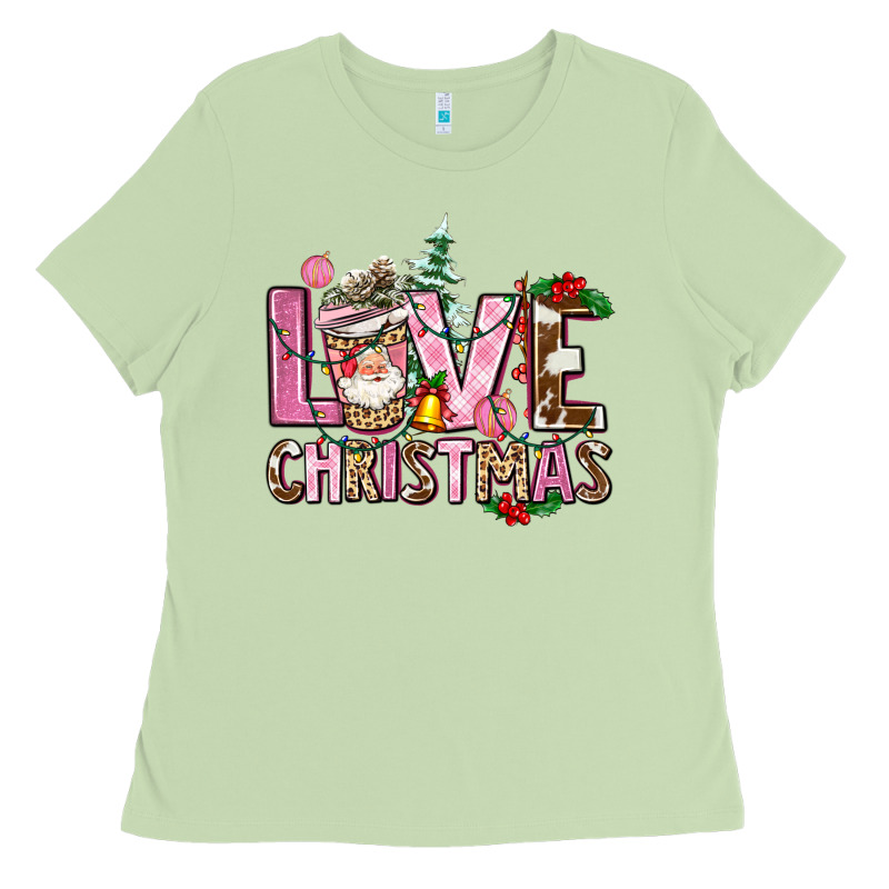 Love Christmas Ladies Tee by AdoDesignShop | Teevron