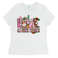 White love christmas Ladies Tee - AdoDesignShop