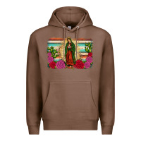 Chestnut western our lady of Guadalupe Premium Hoodie - JahusDesignShop