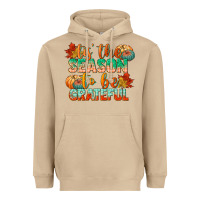 Mushroom tis the season to be grateful Heavyweight Hoodie - CowGirlArtShop