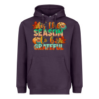 Plum tis the season to be grateful Heavyweight Hoodie - CowGirlArtShop