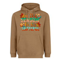 Toasted Coconut tis the season to be grateful Heavyweight Hoodie - CowGirlArtShop