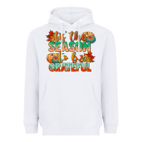 White tis the season to be grateful Heavyweight Hoodie - CowGirlArtShop