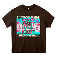 Chocolate Brown her fight is our fight Heavy Core Tee - JahusDesignShop