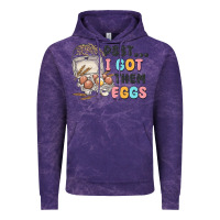 Cloud Purple psst i got them eggs Vintage Hoodie - MaliasSmallBusiness