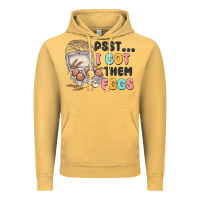 Vintage Mustard psst i got them eggs Vintage Hoodie - MaliasSmallBusiness