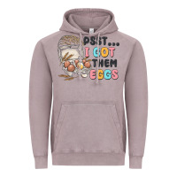 Vintage Zinc psst i got them eggs Vintage Hoodie - MaliasSmallBusiness