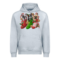 French Bulldog With Christmas Socks Urban Hoodie | Teevron