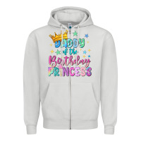 Daddy Of The Birthday Princess Zipper Hoodie | Teevron
