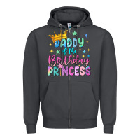 Smoke daddy of the birthday princess Zipper Hoodie - NancyCooperArtShop