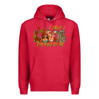 Cardinal i think i love fall most of all Premium Hoodie - CowGirlArtShop