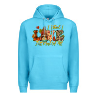 Ocean Blue i think i love fall most of all Premium Hoodie - CowGirlArtShop