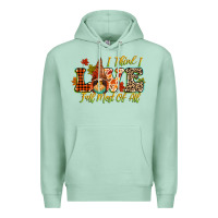 Seafoam i think i love fall most of all Premium Hoodie - CowGirlArtShop