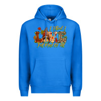 True Royal i think i love fall most of all Premium Hoodie - CowGirlArtShop