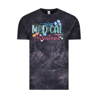 Cloud Black medical assistant nurse Vintage Tee - MaliasSmallBusiness